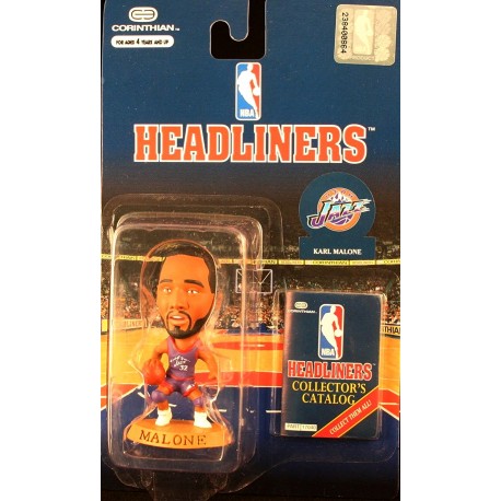 Karl Malone / Utah Jazz 1996 NBA Headliners Basketball Collector Figure